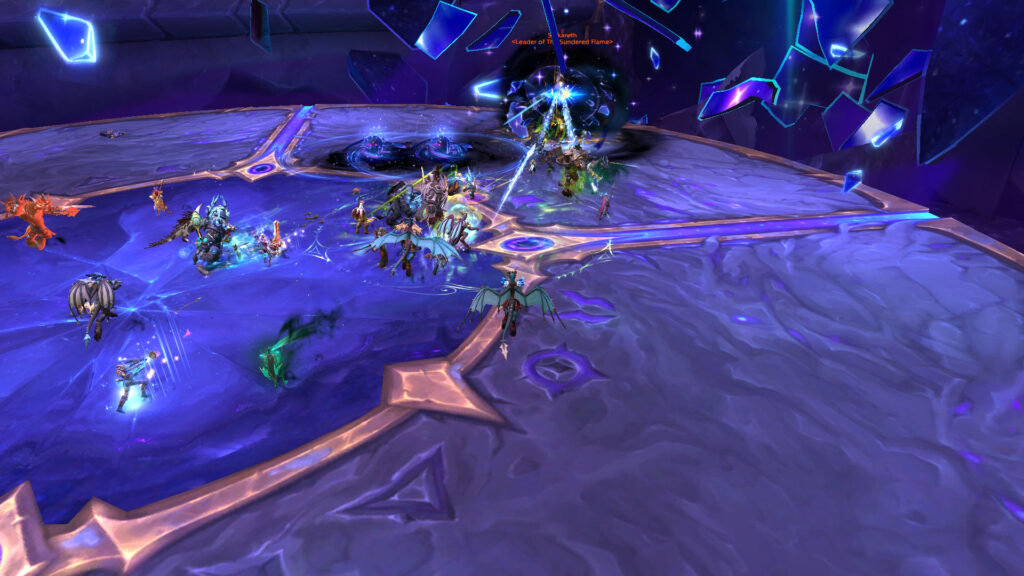 WoW Raid group on a last boss. Searching for rares